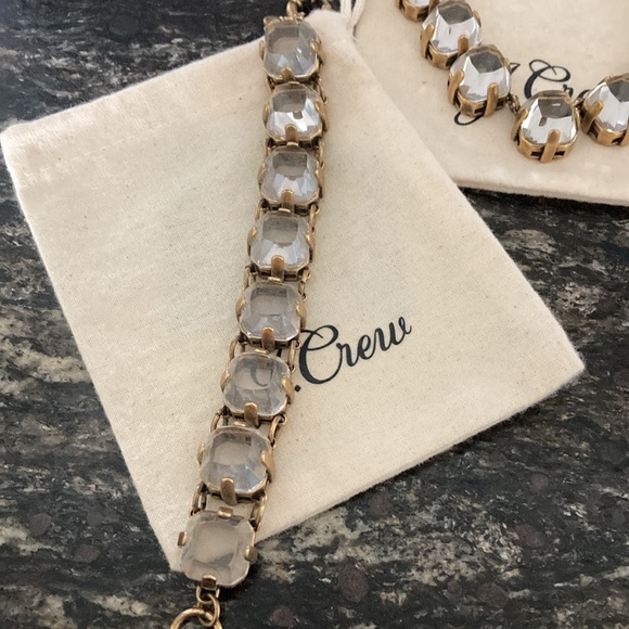 J. Crew Clear Necklace and Bracelet Set - Picture 4 of 5